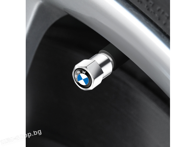 Сребристи BMW капачки за винтили