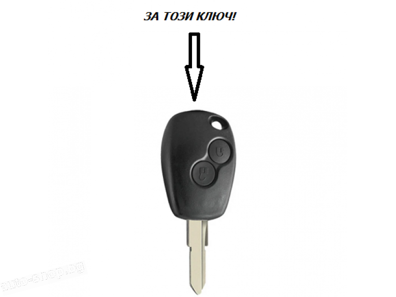 Калъф за автомобилен ключ Dacia-Renault