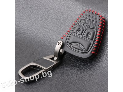 Кожено защитно калъфче за JEEP с 3 Бутона