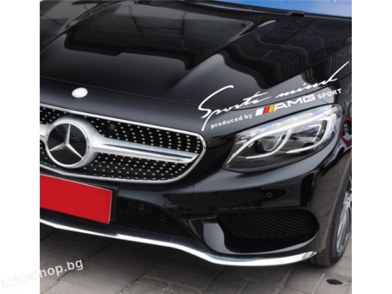 Стикер AMG SPORT за преден капак на MERCEDES