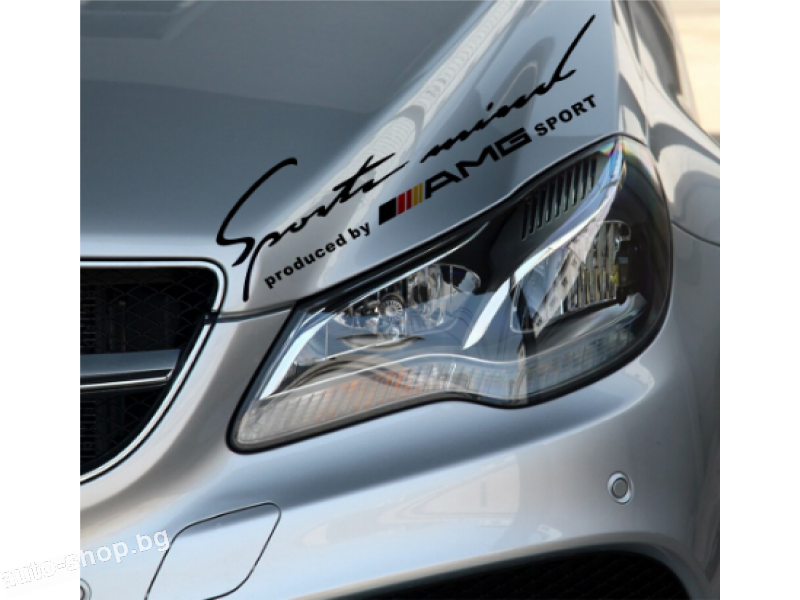 Стикер AMG SPORT за преден капак на MERCEDES