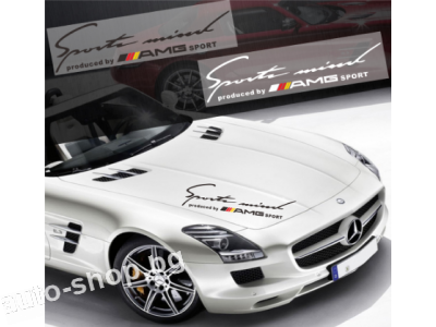 Стикер AMG SPORT за преден капак на MERCEDES